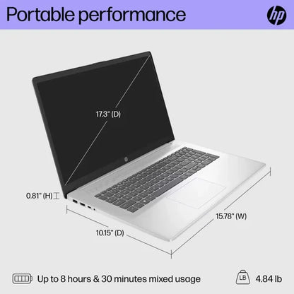 Hp Laptop 17 with Intel Core 17-1355U | 17,3 Inch