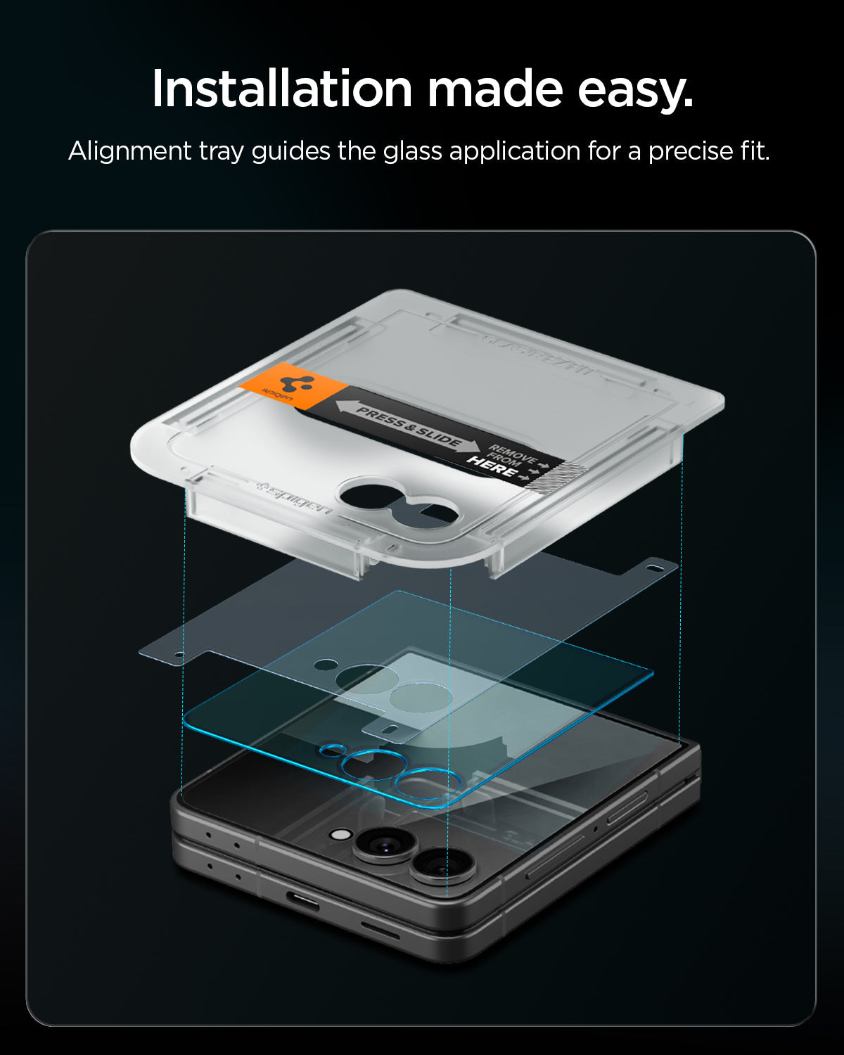 Galaxy Z Flip 8 Series - GLAS.tR EZ Fit