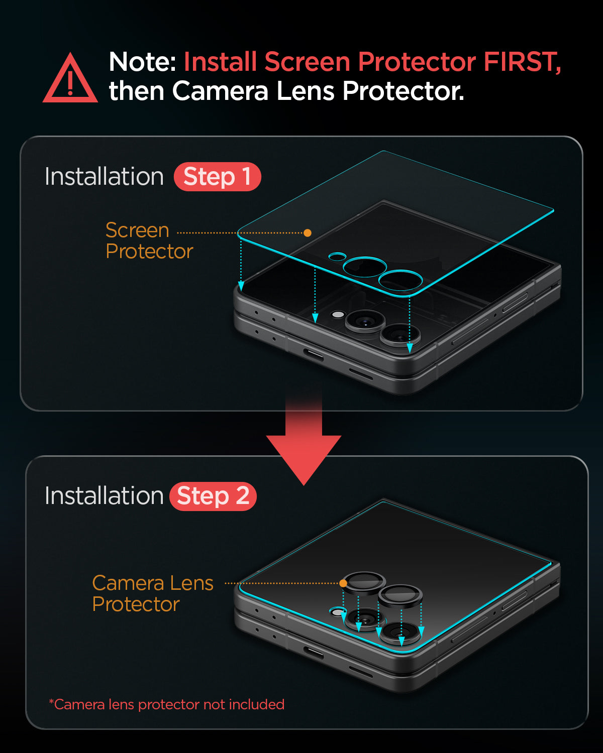 Galaxy Z Flip 8 Series - GLAS.tR EZ Fit